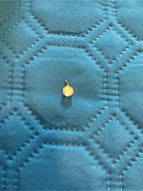 Jewelry - Yellow Gold-Tone Flower Pendant Charm - Women Jewelry